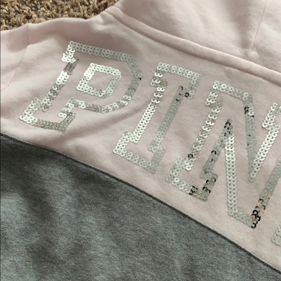 NWOT Victoria’s Secret PINK bling hoodie - Picture 3 of 5